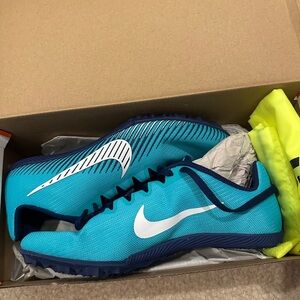 Nike Teal and Navy Track Shoes